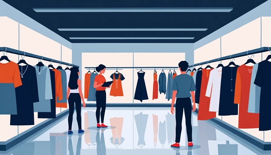Illustration for feminine attire