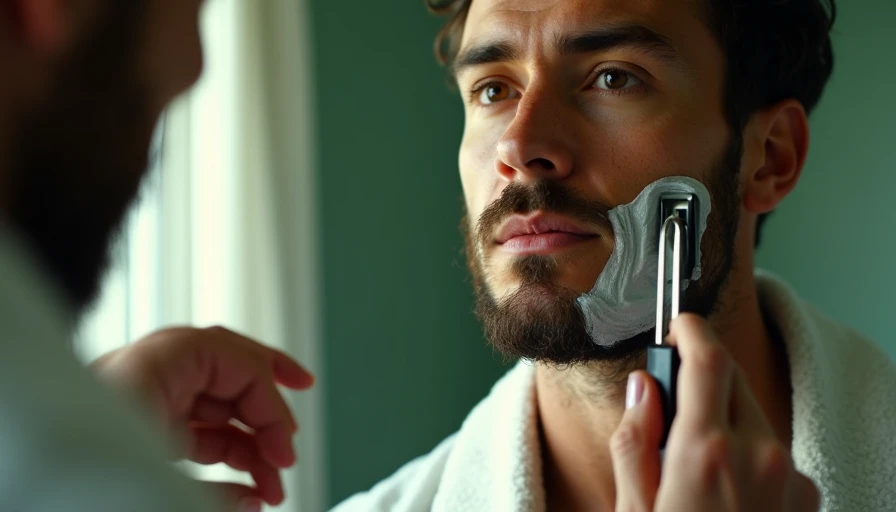 Visual context for cheap vs expensive razor